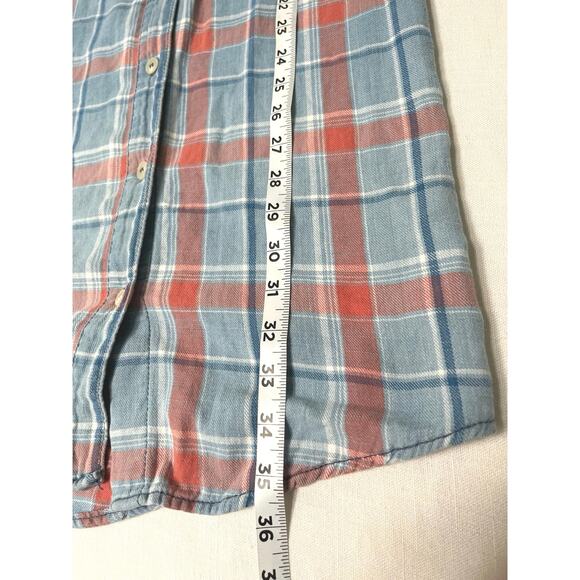 Moussy Faded Long Sleeve Plaid button down Dress Size XS-S - Picture 6 of 6